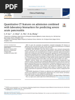 Quantitative CT Features On Admission Combined Wit