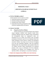 PERTEMUAN KE 3 Analisa Mengenai Dampak Lingkungan