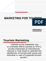 Marketing For Tourism