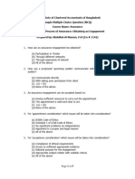 Sample MCQ For Assurance - Chapter 02 - Mamun