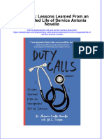 Read Online Textbook Duty Calls Lessons Learned From An Unexpected Life of Service Antonia Novello Ebook All Chapter PDF