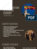 Introduction To Spanish Economy - Gabriel Moscato Zotano