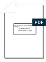 Note de Calcul - Etude Hydraulique