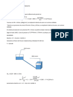 Calculo de La Velocidad Del Proyecto