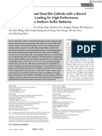 Atomically Dispersed Dual-Site Cathode With A Record High Sulfur Mass Loading For High-Performance Room-Temperature Sodium-Sulfur Batteries