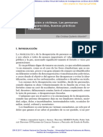 Atencion A Victimas Perosnas Desaparecidas Buenas Practicas Forenses