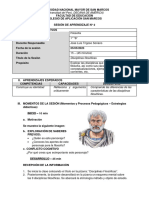 Sesión de Aprendizaje. #2 - Disciplinas Filosóficas