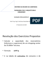 Aula 2. Dimensionamento Reservatório