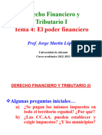 Tema 4 Derecho Financiero y Tributario