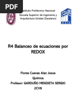 R4 Balanceo de Ecuaciones Por REDOX