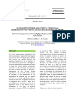 Clonación Animal Solución A Problemas Reproductivos y Fisiológicos de Animales de Élite