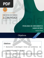 Problemas de Crescimento e Ganho de Peso - Dra. Patrícia Sampaio Chueiri - Apresentacao