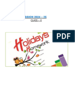 V Holiday HW 2024-25