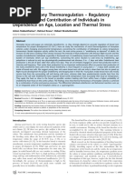 Honeybee Colony Thermoregulation - Regulatory Mechanisms and Contribution of Individuals in Dependence On Age, Location and Thermal Stress