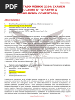 RM 2024 - Examen Simulacro 12 A Resolución