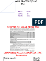 Value Added Tax Lecture Summary 2020