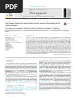 Fast Copper Extraction From Printed Circuit Boards Using Supercritical