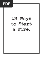 13 Ways To Start A Fire Booklet v3 Singles