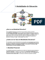 Tema 10 Modalidades de Educación