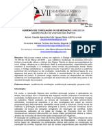 Audiencia de Conciliacao Ou de Mediacao