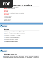 Bio Síntesis de Las Proteínas