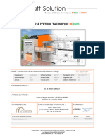 WS-SynthÃ Se D'ã©tude Thermique RE2020 - M. Et Mme YEKHLEF