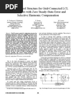 A New Control Structure For Grid-Connected LCL