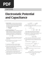 Electrostatic Potential and Capacitance Class 12 Short Notes