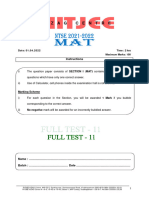 01.04.22 Ntse Ft-11 Mat Paper