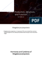 Platelet Production, Structure, & Function