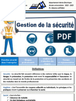 Cours (Présentation) - Sécurité Industrielle