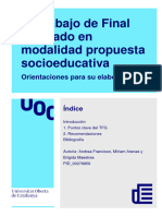 Modalidad TFG - Propuesta Socioeducativa