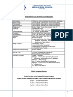 Research Tool Research Format QNHS Qualitative IMRD