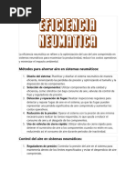 Eficiencia Neumatica