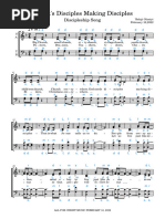 Christ's - Disciples - Making - Disciples With Solfa Notation