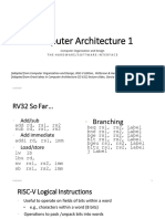 CA I - Chapter 2 ISA 2 RISC V