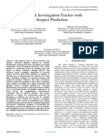 Criminal Investigation Tracker With Suspect Prediction