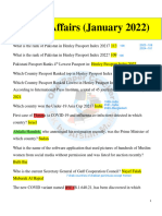 January 2022 Current Affairs OPC