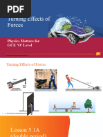 Chapter 5 - Turning Effects of Forces