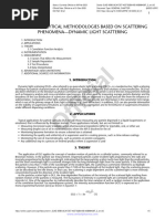 〈1430.3〉 Analytical Methodologies Based on Scattering Phenomena-Dynamic Light Scattering