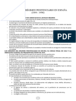 Tema 5 - Historia Del Régimen Penitenciario en España