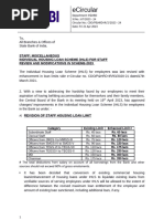 Ecircular: Staff: Miscellaneous Individual Housing Loan Scheme (Ihls) For Staff Review and Modifications in Scheme-2023