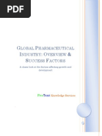 Global Pharmaceutical Industry-Overview and Success Factors