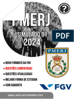 Pmerj Simulado 01 No Padrão FGV-1