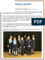 Headmistress's Newsletter 233 - 3 May 2024