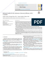 Enhanced Models For The Evaluation of Electrical Efficiency of PV - T Modules