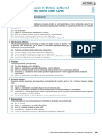  Escala de Evaluación de Distimia de Cornell