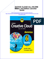 Read Online Textbook Adobe Creative Cloud All in One For Dummies 3Rd Edition Jennifer Smith Ebook All Chapter PDF