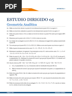 Estudio - N°05-MT1 - Geometría Analitica