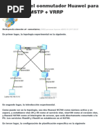 Cómo Usar El Conmutador Huawei para Configurar MSTP